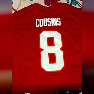 Washington (Redskins) not Commanders Kirk Cousins Nike Dri-Fit On Field Jersey